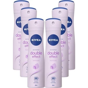 Kadın Deodorant Double Effect Mor Düşler 150 ml - 6'lı Paket