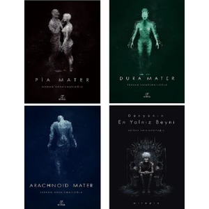 Dünyanın En Yalnız Beyni - Pia Mater - Dura Mater - Arachnoid Mater - 4 Kitap Set - Serkan Karaismailoğlu