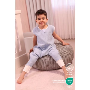 Bebek/çocuk Müslin Uyku Tulumu, Nakış Detaylı, %100 Pamuk