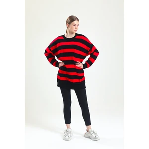 Saturn Clothing Kurt Cobain Kazağı, Çizgili Kadın Kazağı, Oversize Kazak, Triko Kazak