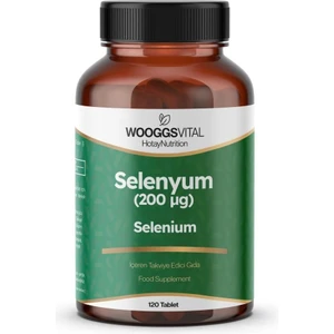 Wooggs Vital Selenyum 200 mcg Takviye Edici Gıda 120 Tablet