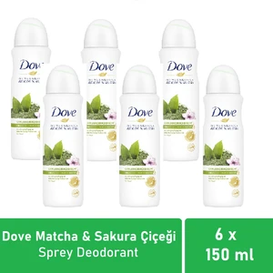 Kadın Canlandırıcı Bakım Deodorant Matcha 150 ml - 6'lı Paket