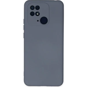 Xiaomi Poco C40 Kılıf Nano Içi Kadife  Silikon - Gri 300099