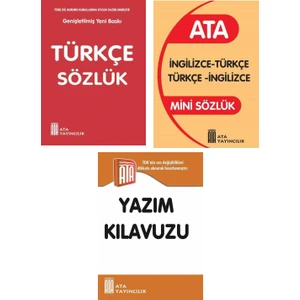 Ata Yayıncılık Mini Türkçe Sözlük- Ingilizce Sözlük -Yazım Kılavuzu