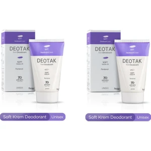 Krem Deodorant Soft Hassas Cilt 35 ml x 2 Adet