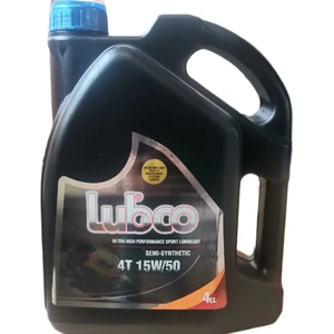 Lubco 4t 15W-50 Semi-Sentetik Motosiklet Motor Yağı 4 L