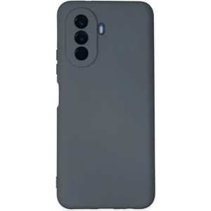 Huawei Nova Y70 Kılıf Nano Içi Kadife  Silikon - Gri 300099