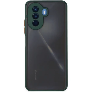 Huawei Nova Y70 Kılıf Montreal Silikon Kapak - Yeşil 300099