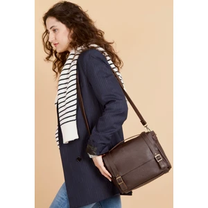 Saraci Leather Craft Kadın Deri Omuz Çanta Ufak  Fransız Stil Özel Yapım U