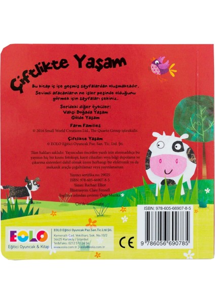 Çiftlikte Yaşam  (Hareketli Kitap & Kaydır Gör)