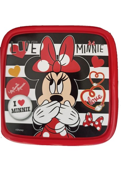 Mınnıe Mouse Minnie Mouse Iki Bölmeli Beslenme Kabı Iconıc Forever 41418