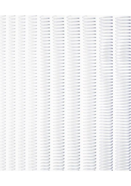 Plastik Spiral 20 mm Şeffaf 100'LÜ Paket