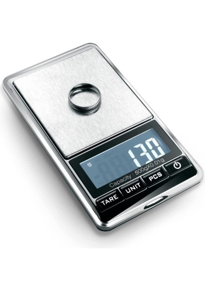 Hassas Mini Terazi Hassas Terazi Dijital Hassas Terazi 500 Gram Kapasite 0.01 gr Hassasiyet Terazi