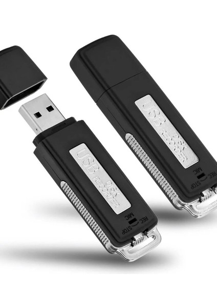 Sese Duyarlı USB Şeklinde Ses Kayıt Cihazı 8 GB