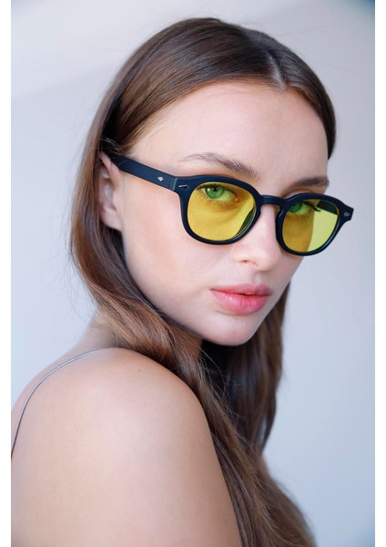 Ryan Matt Black Yellow Güneş Gözlüğü fiyatları