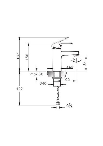 Nora S Lavabo Bataryası - A42878