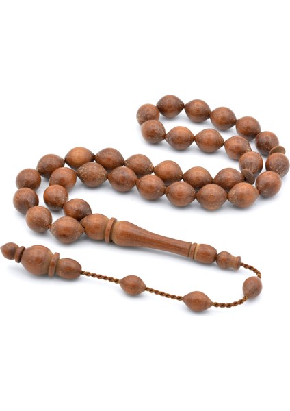 Usta Işi Sistemli Arpa Kesim Kiraz Ağacı Tesbih Kusursuz 001