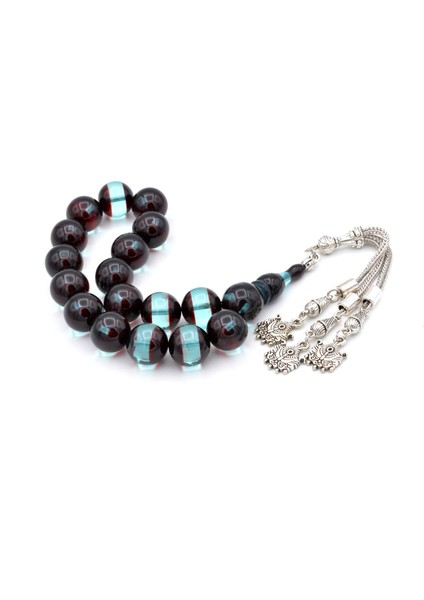 Küre Kesim Mavi Sürmeli Toz Pres Kehribar Maskot Tesbih fiyatları