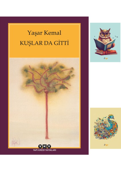 Kuşlar Da Gitti - Yaşar Kemal - - 9789750807213 + Not Defterli seti