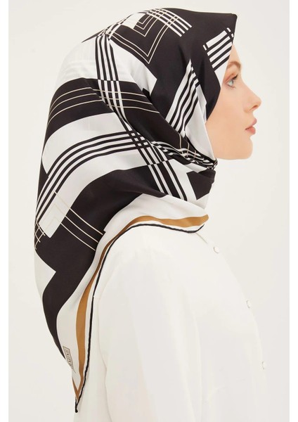Ar Armine Twill Ipek Eşarp - E23YA8910D02