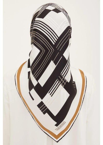Ar Armine Twill Ipek Eşarp - E23YA8910D02