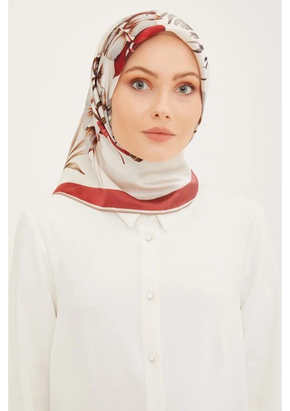 Ar Armine Twill Ipek Eşarp - E23YA8946D02