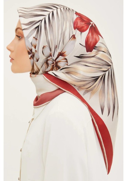 Ar Armine Twill Ipek Eşarp - E23YA8946D02