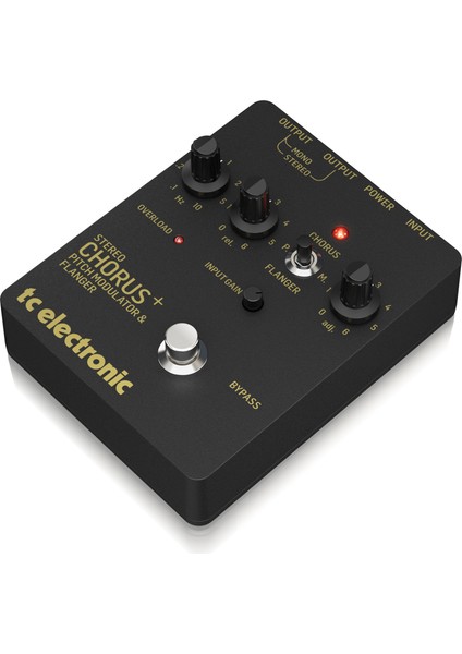 SCF Gold Stereo Chorus + Pitch Modulator Flanger Pedalı