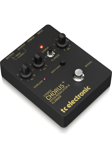 SCF Gold Stereo Chorus + Pitch Modulator Flanger Pedalı