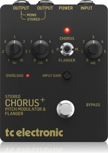 SCF Gold Stereo Chorus + Pitch Modulator Flanger Pedalı