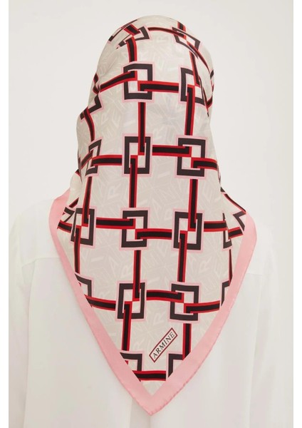 Ar Armine Twill Ipek Eşarp - E23YA8940D02