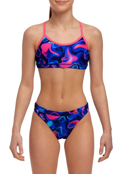 Liquid Lights Bikini Takımı, Alt, Üst Takım Kız Çocuk Bikini