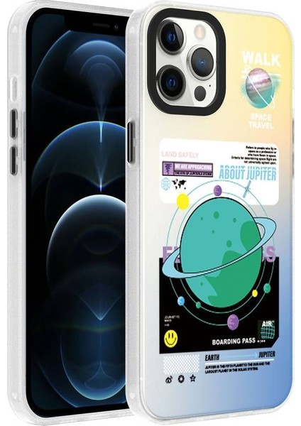 Apple iPhone 13 Pro Max Kılıf Desenli Dragon Serisi Sert Kapak Yeşil