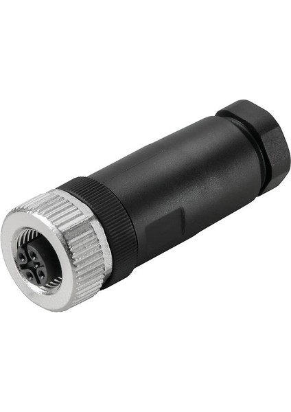 - Ecc - M125Pfs-M12 5Pin Dişi Düz Konnektör