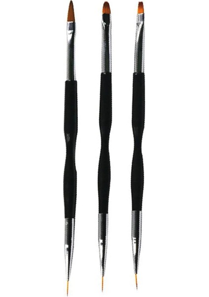 Tırnak Süsleme Fırçası, Nail Art Fırça, Tırnak Desen Fırçası Seti No:2185