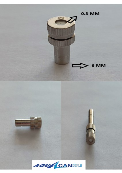 Sisleme Serinletme Yağmurlama Püskürtme Nozul