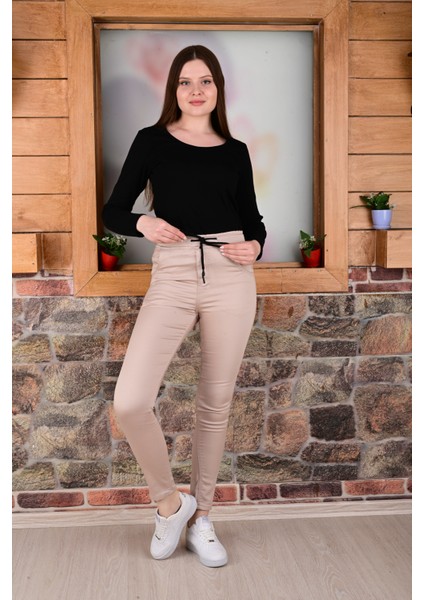 Kemer Lastik ,paça Düz Bayan PANTOLON-23000 modelleri