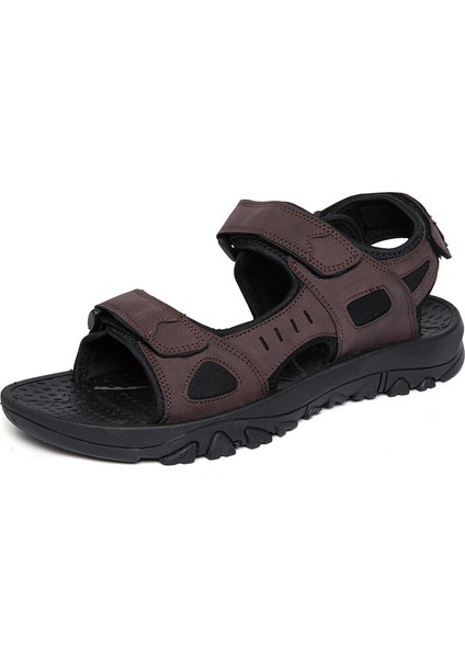 Büyük Boy Erkek Sandalet Yaz Yeni Moda Öğrenciler Gençlik Rahat Plaj Ayakkabısı Erkek Terlik (Yurt Dışından)