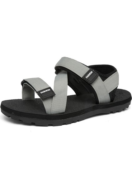 Büyük Boy Erkek Sandalet Yaz Yeni Moda Öğrenciler Gençlik Rahat Plaj Ayakkabısı Erkek Terlik (Yurt Dışından)