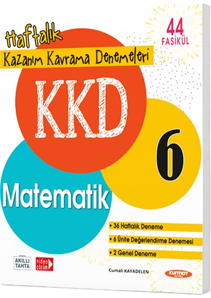 Kurmay Yayınları 6.Sınıf Matematik Haftalık Kazanım Kavrama Denemeleri