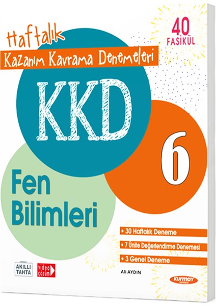 Kurmay Yayınları 6.Sınıf Fen Bilimleri Haftalık Kazanım Kavrama Denemeleri