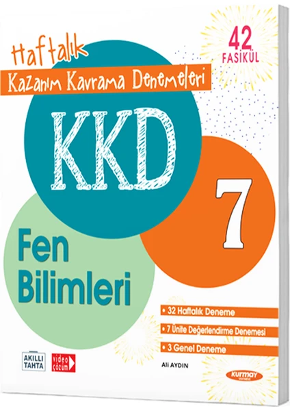 Kurmay Yayınları 7.Sınıf Fen Bilimleri Haftalık Kazanım Kavrama Denemeleri