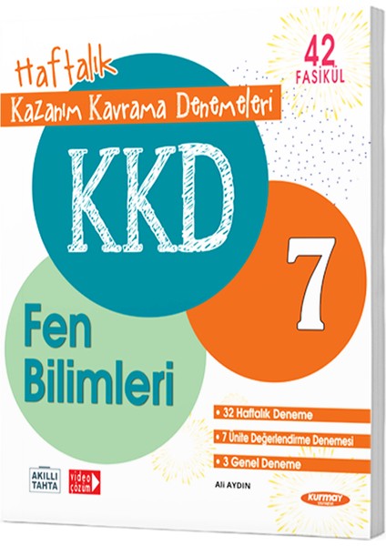 Kurmay Yayınları 7.Sınıf Fen Bilimleri Haftalık Kazanım Kavrama Denemeleri