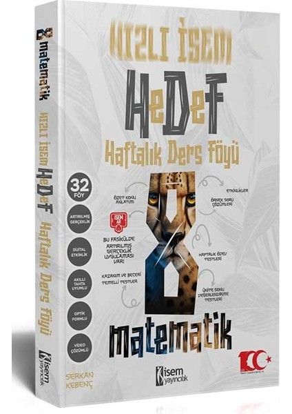 2024 8. Sınıf Hızlı Matematik Haftalık Ders Föyü fiyatları