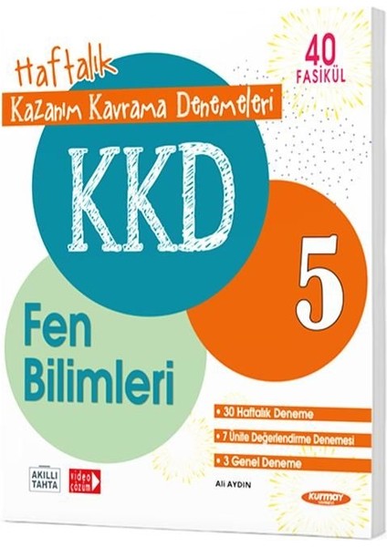 Kurmay Yayınları 5.Sınıf Fen Bilimleri Haftalık Kazanım Kavrama Denemeleri