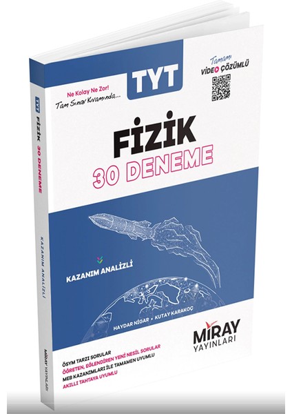 Miray Yayınları TYT Fizik 30 Deneme