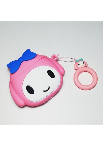 My Melody Pembe Renk Airpods 1 ve 2 Uyumlu Kılıf