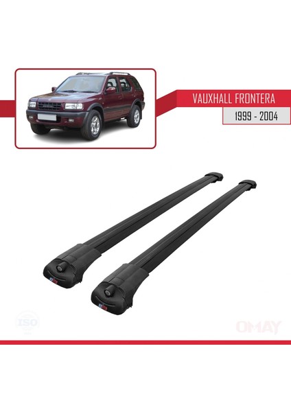 Vauxhall Frontera 1999-2004 Arası ile Uyumlu Ace-1 Ara Atkı Tavan Barı Siyah