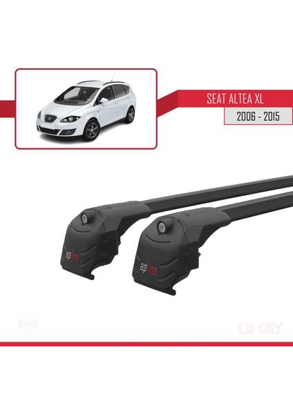 Seat Altea Xl 2006-2015 Arası ile Uyumlu Ace-2 Ara Atkı Tavan Barı Siyah