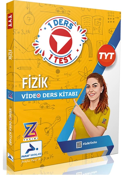 Paraf Yayınları YKS TYT Fizik Z Takımı 1 Ders 1 Test Video Ders Kitabı Paraf Yayınları